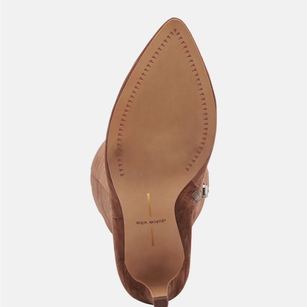 Dolce Vita wide calf boots in suede leather (fits like a size 6) - Picture 6 of 6